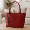 playera roja Bolso Playera Tote bag "Duo-Space"