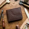 billetera SM cafe franja ZigZac Billetera - Cuero Graso Premium